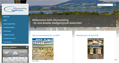 Desktop Screenshot of citymarketing.seekirchen.at