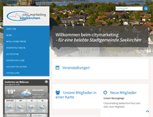 Tablet Screenshot of citymarketing.seekirchen.at